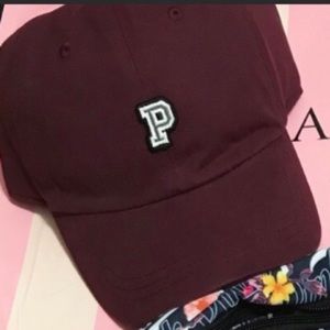 NEW💖 VS PINK HAT BASEBALL CAP P LOGO ADJUSTABLE